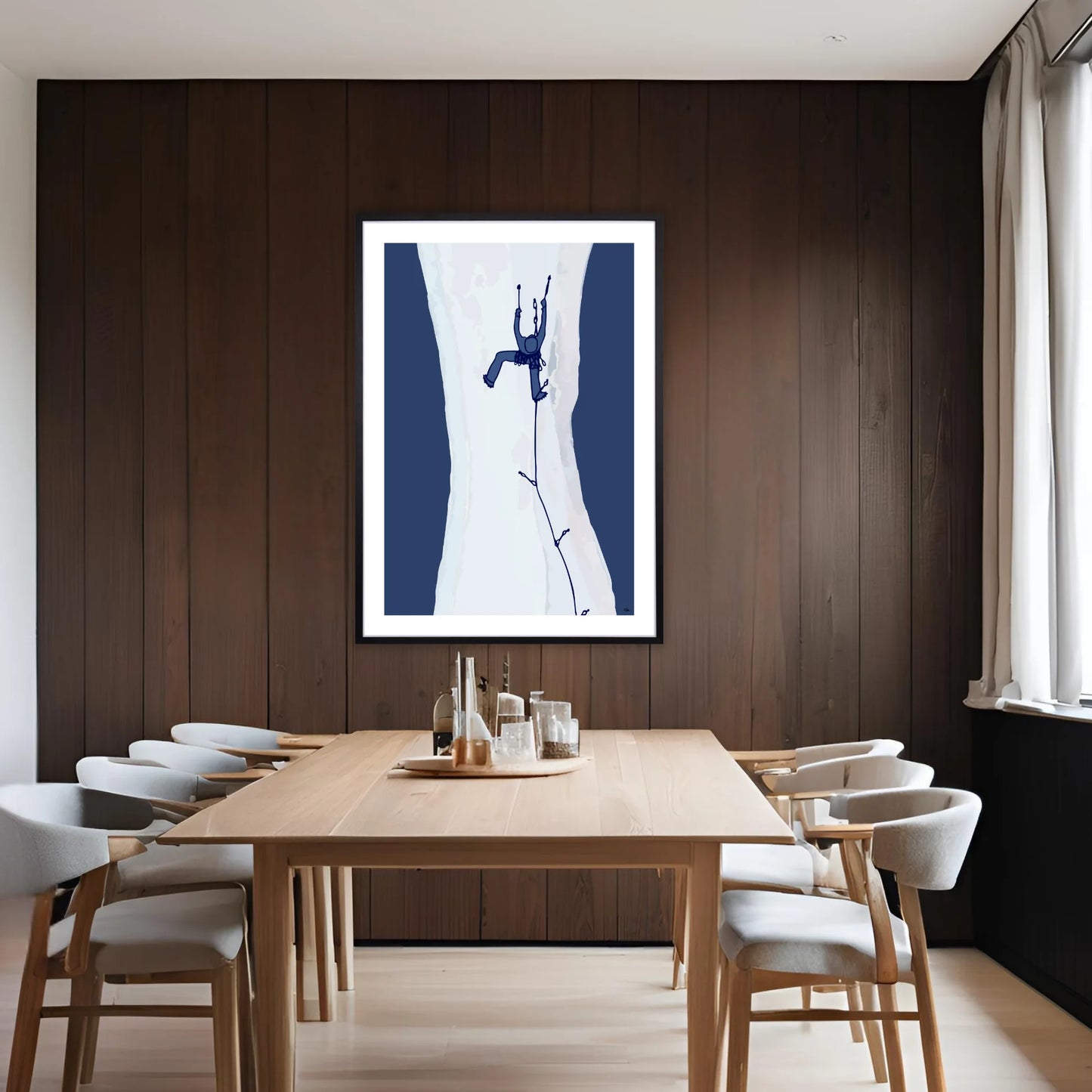 Ice Climbing Fine Art Print