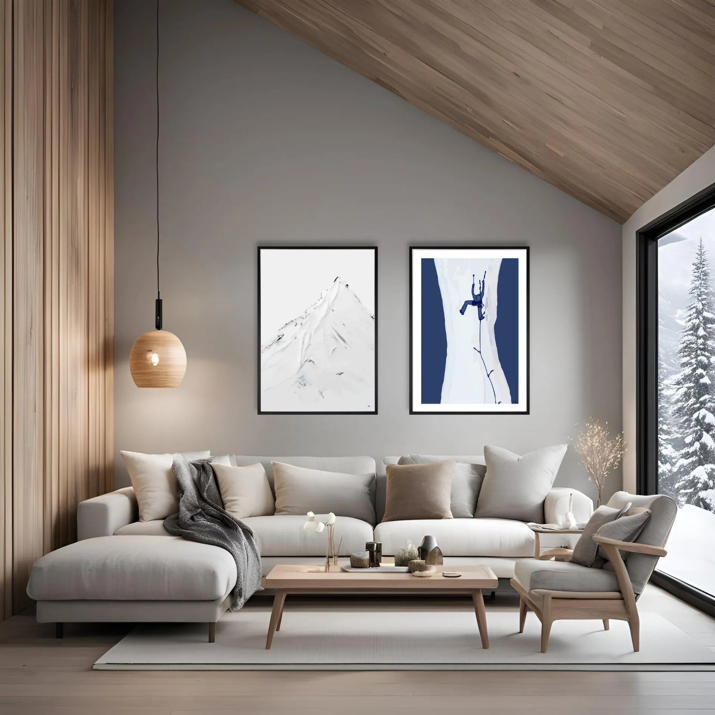 Ice Climbing Fine Art Print