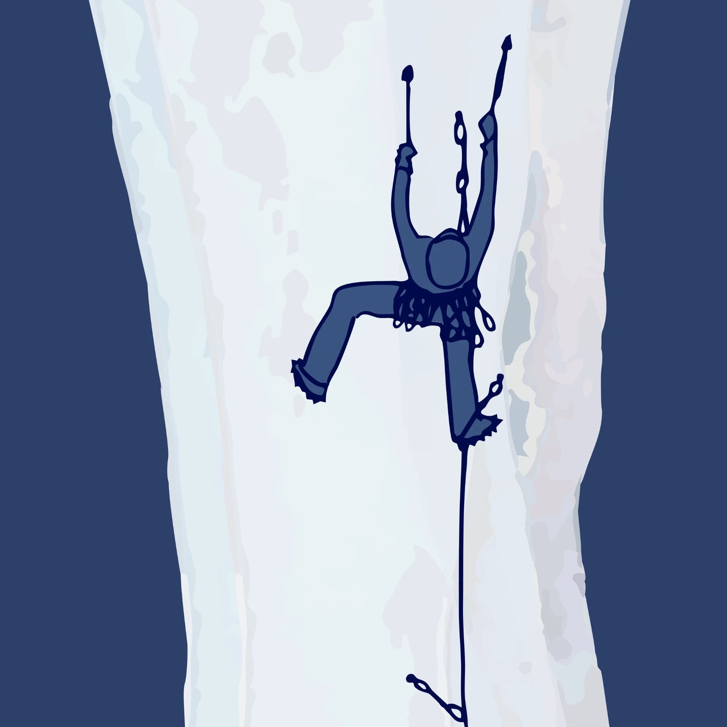 Ice Climbing Fine Art Print