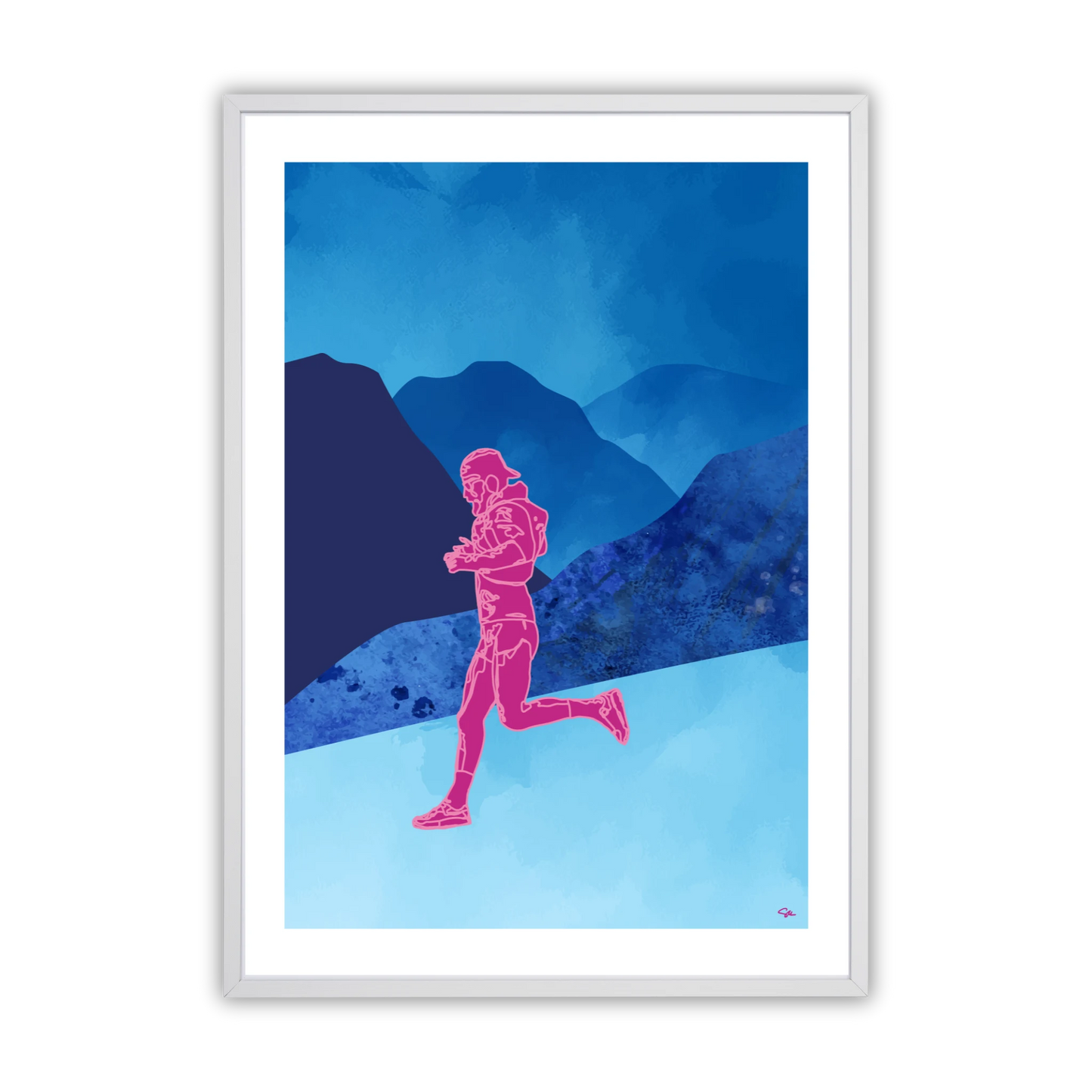 Trailrunning Fine Art Print