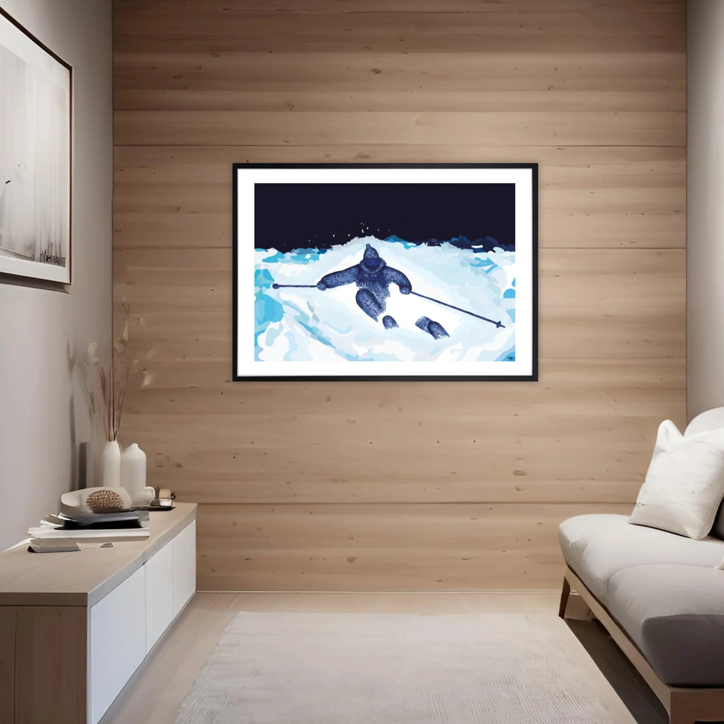 Powder Skiing Fine Art Print