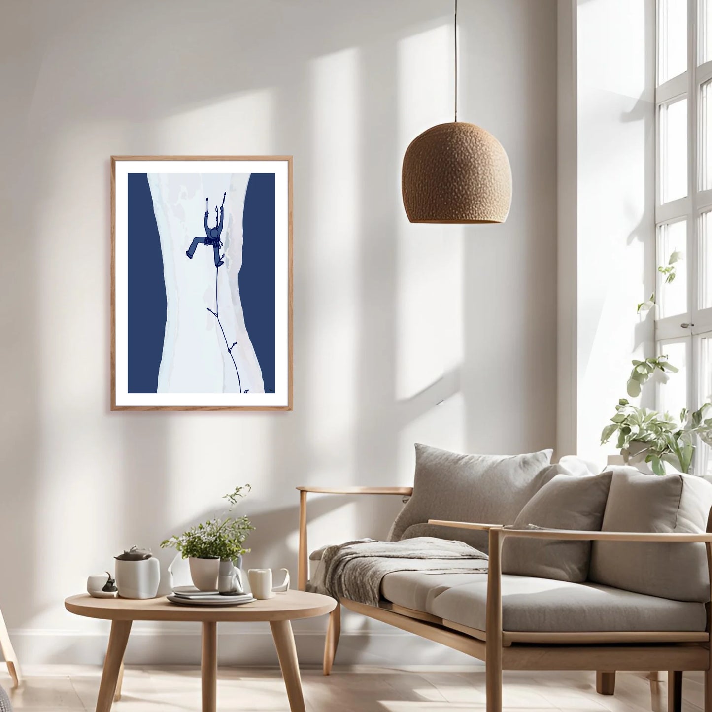 Ice Climbing Fine Art Print
