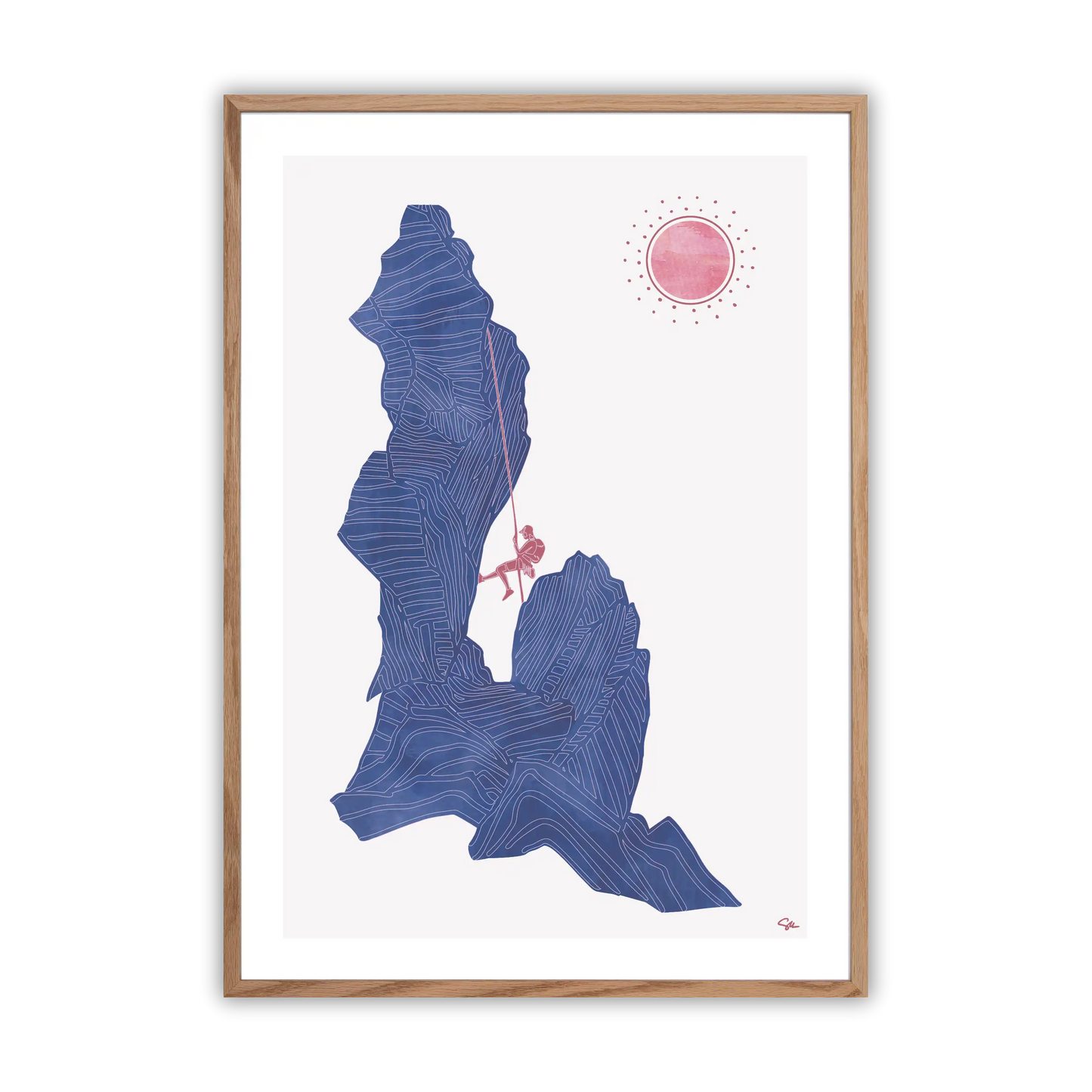 Brévent – Exklusiv Fine Art Print för Klättrare