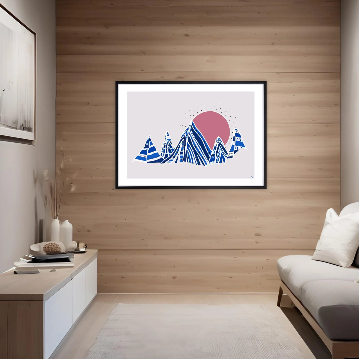 Morning Mountain– Fine Art Print med Bergsmotiv