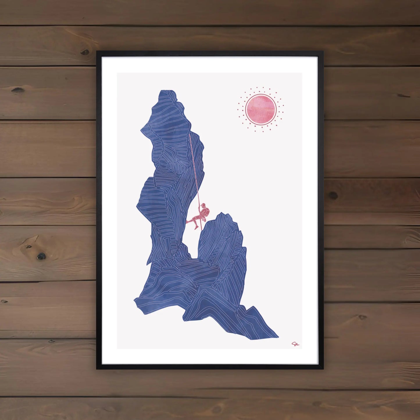 Brévent – Exklusiv Fine Art Print för Klättrare