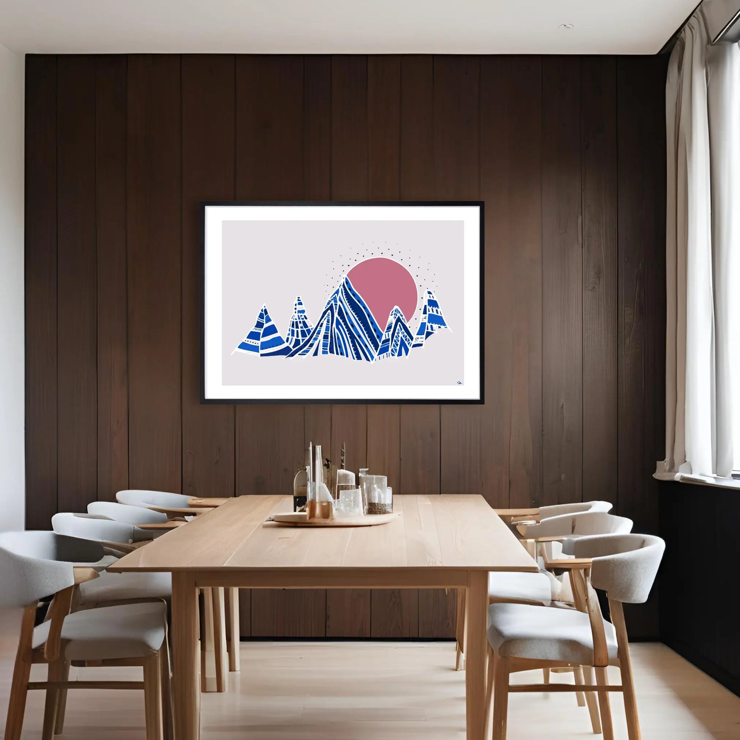 Morning Mountain– Fine Art Print med Bergsmotiv