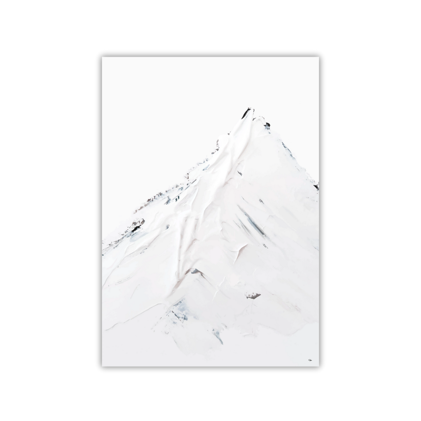 Snowy Mountain Fine Art Print