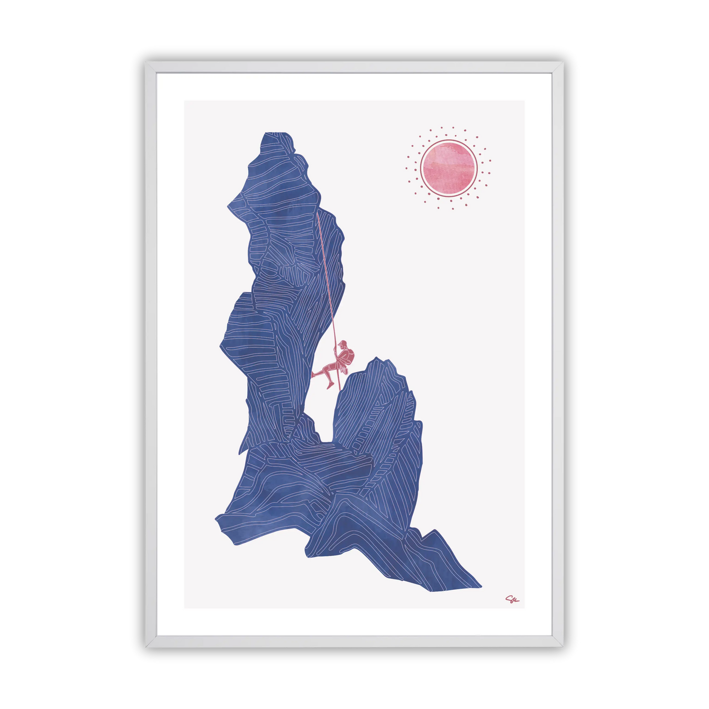 Brévent – Exklusiv Fine Art Print för Klättrare