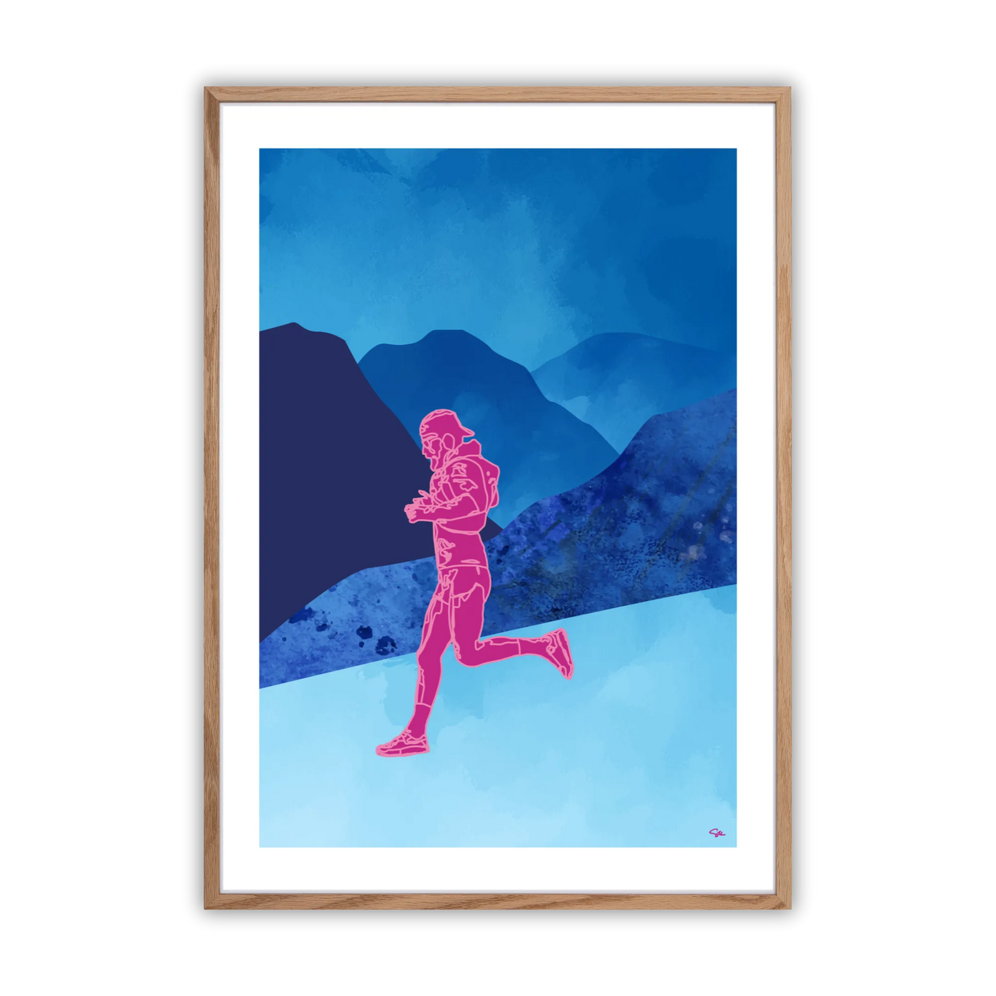 Trailrunning Fine Art Print