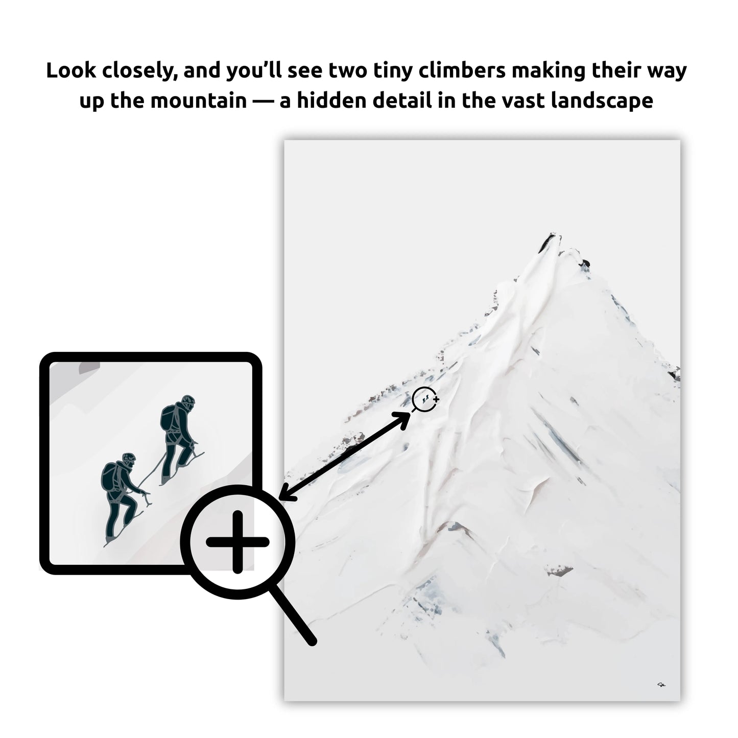 NEW! Snowy Mountain Fine Art Print