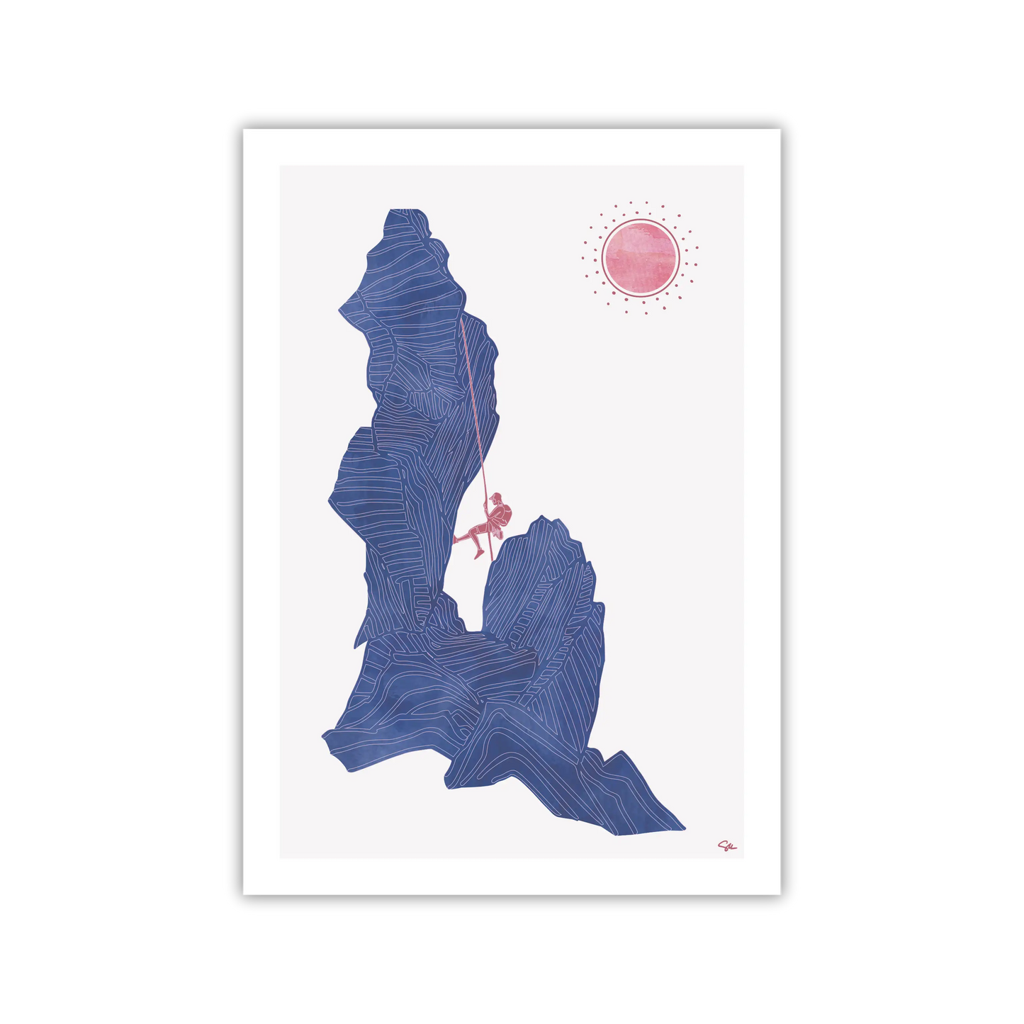 Brévent – Exklusiv Fine Art Print för Klättrare
