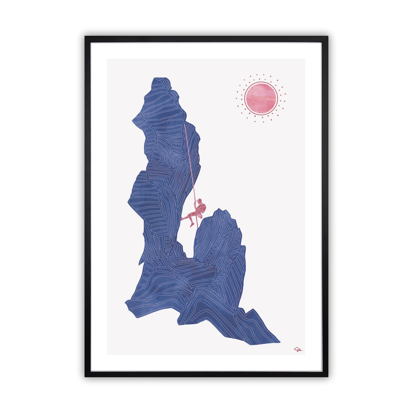 Brévent – Exklusiv Fine Art Print för Klättrare