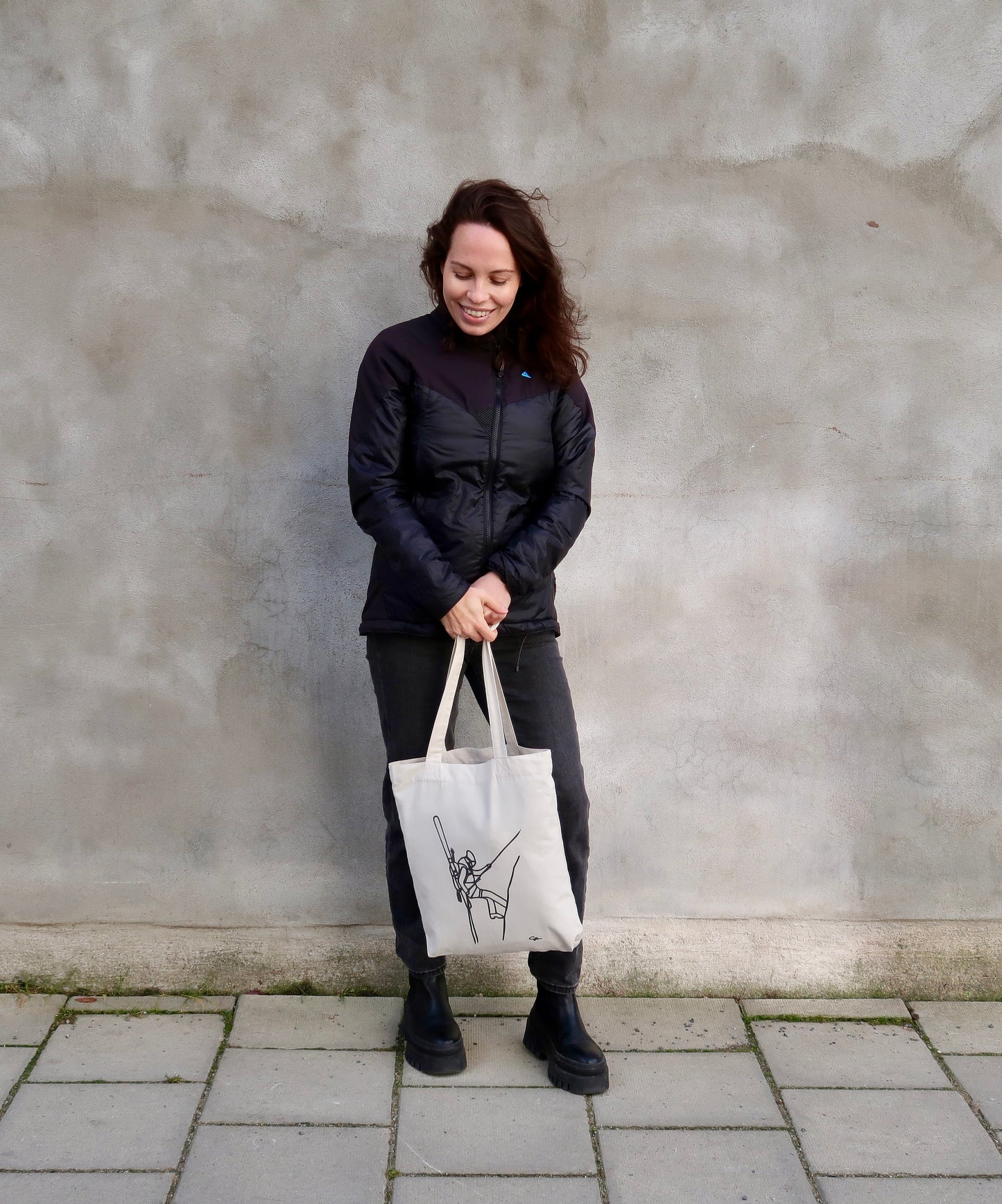Eco Tote Bag Ski Rappel