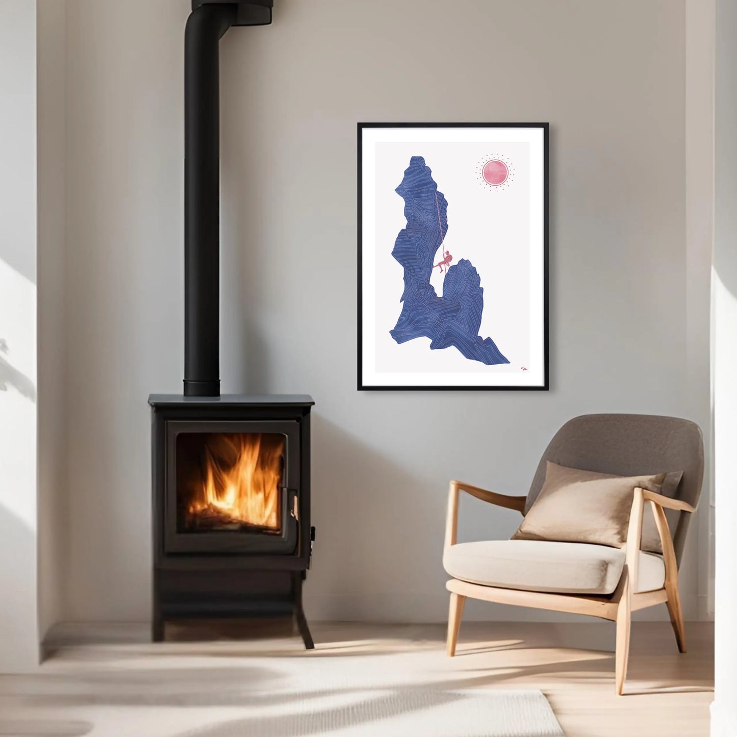 Brévent – Exklusiv Fine Art Print för Klättrare