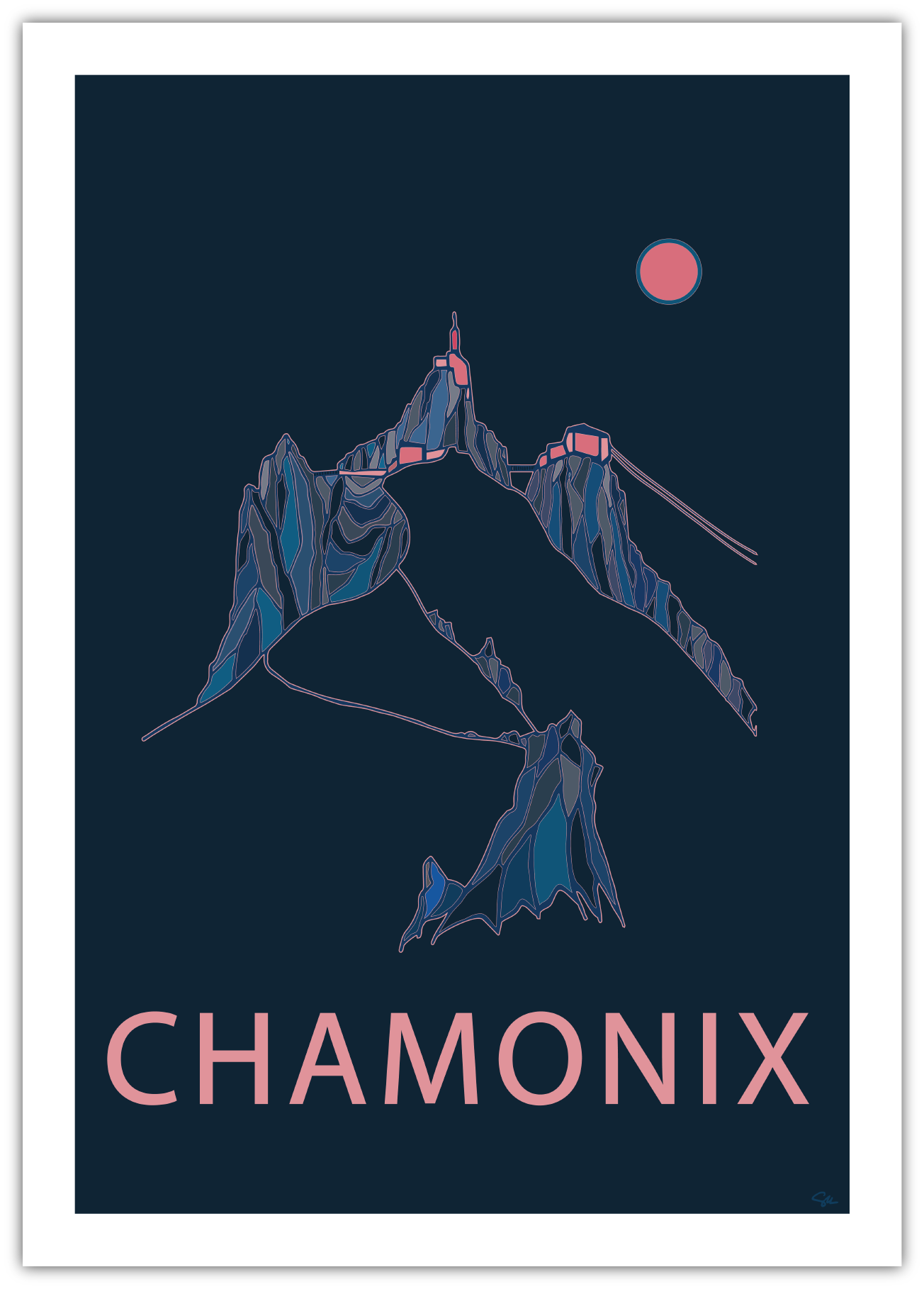 Chamonix Art Print