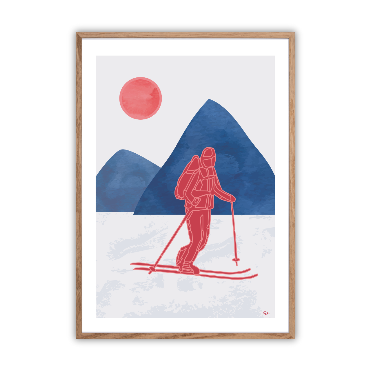 Ski Tour Fine Art Print