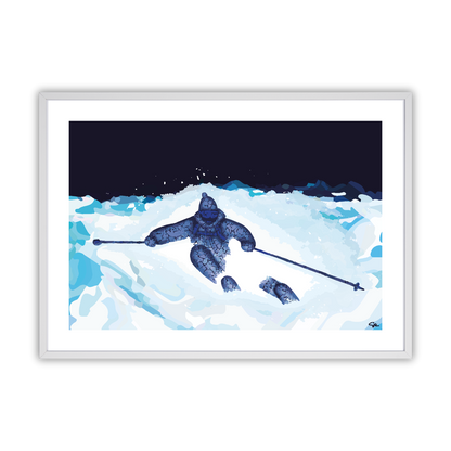 Powder Skiing Fine Art Print