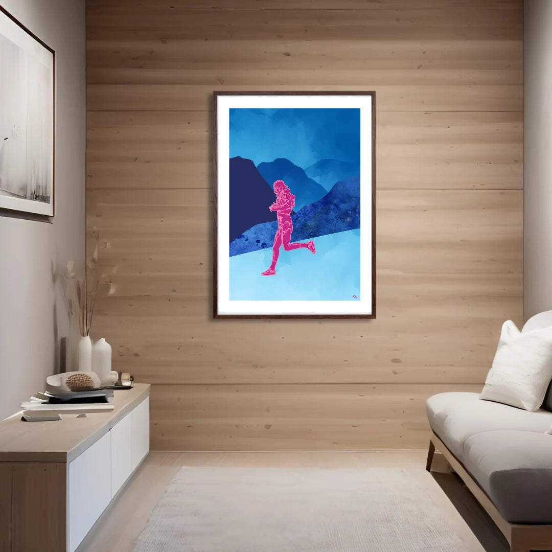 Trailrunning Fine Art Print