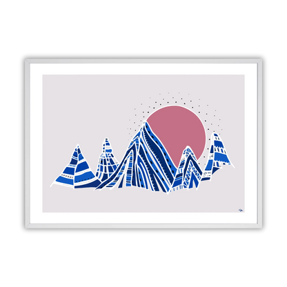 Morning Mountain– Fine Art Print med Bergsmotiv 