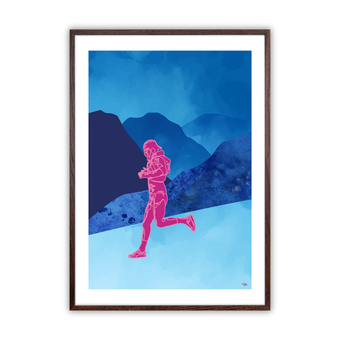 Trailrunning Fine Art Print