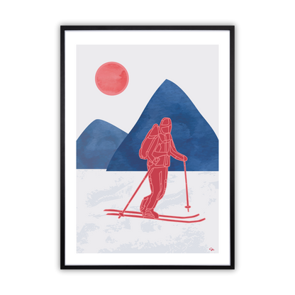 Ski Tour Fine Art Print