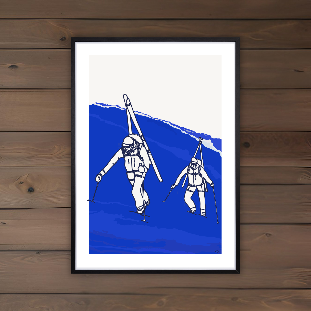 Ski Bootpacking Fine Art Print