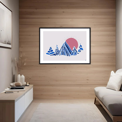 Morning Mountain– Fine Art Print med Bergsmotiv 
