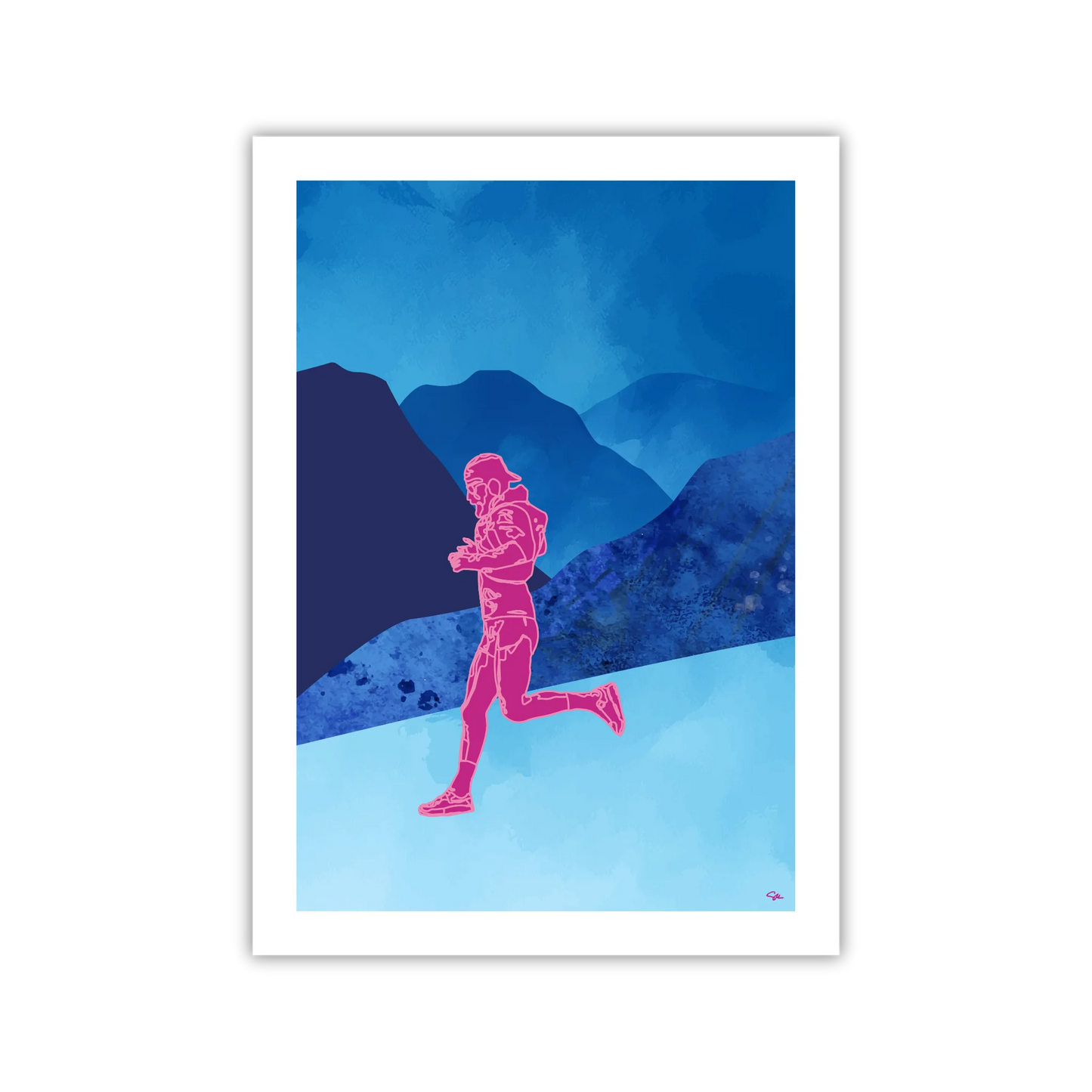 Trailrunning Fine Art Print