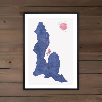Brévent – Exklusiv Fine Art Print för Klättrare