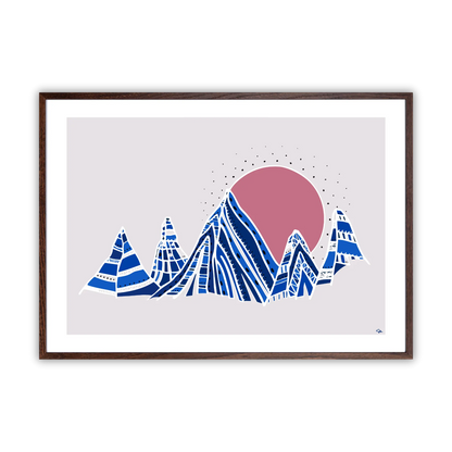 Morning Mountain– Fine Art Print med Bergsmotiv 
