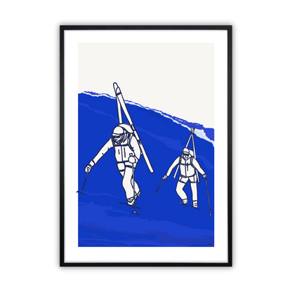 Ski Bootpacking Fine Art Print