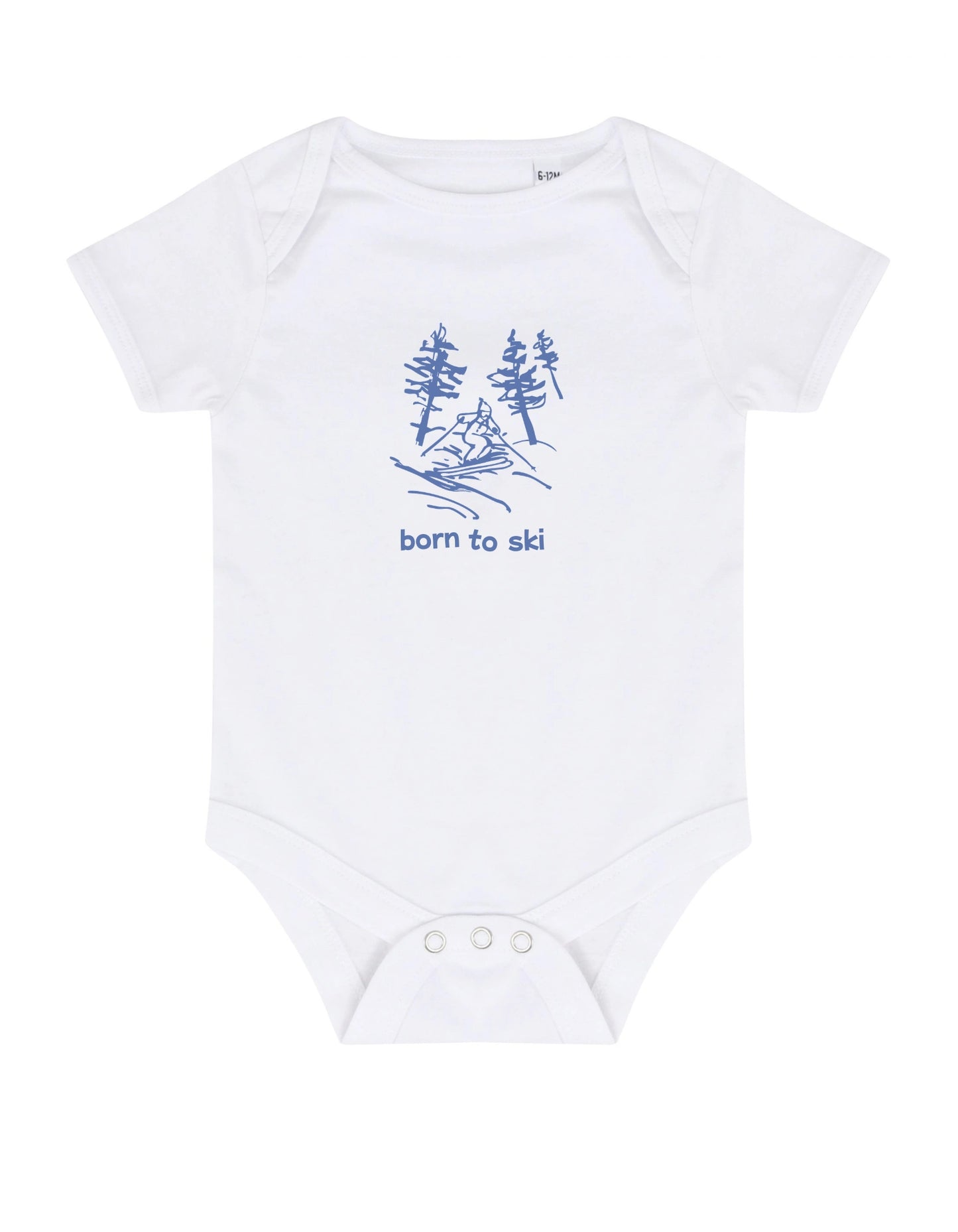 NEW! Born To Ski Baby Bodysuit