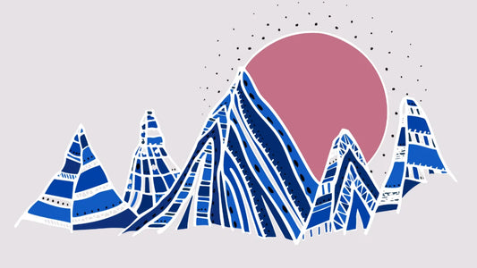 Nyhet! Snowy Mountain– Exklusiv Fine Art Print med Bergsmotiv 