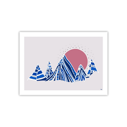 Morning Mountain– Fine Art Print med Bergsmotiv 