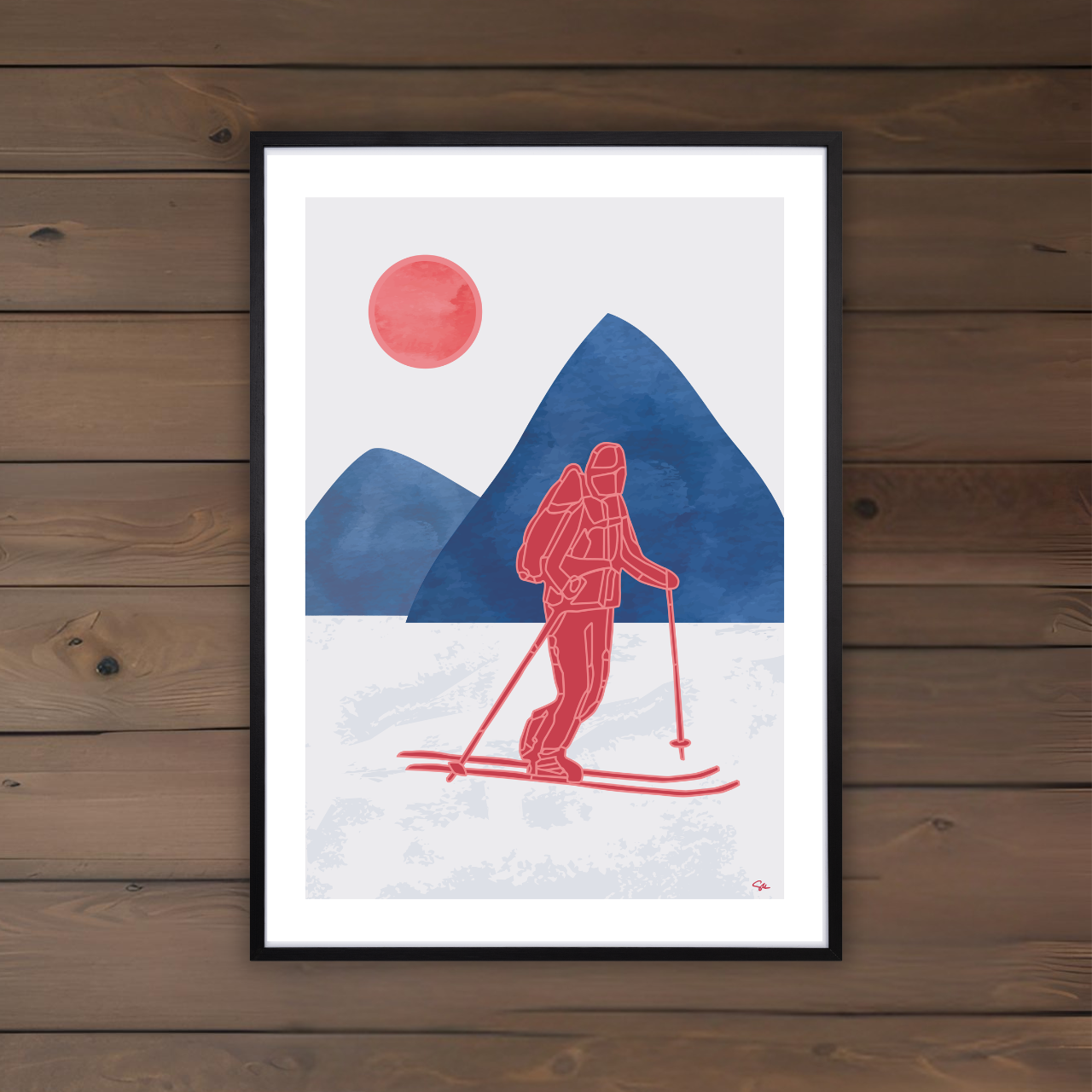 Ski Tour Fine Art Print