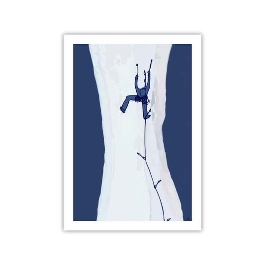 Ice Climbing Fine Art Print