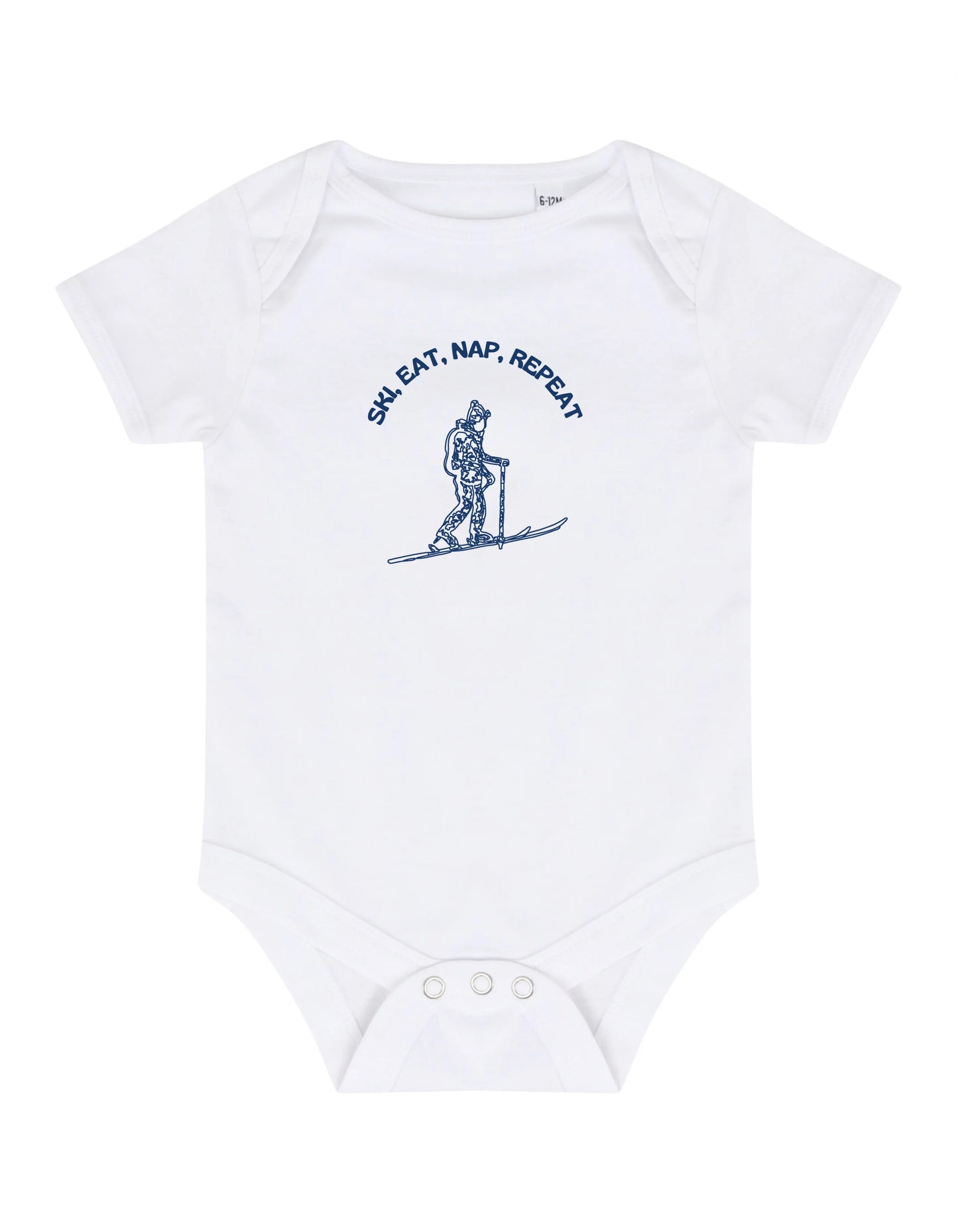 Ski, Eat, Nap, Repeat Baby Body
