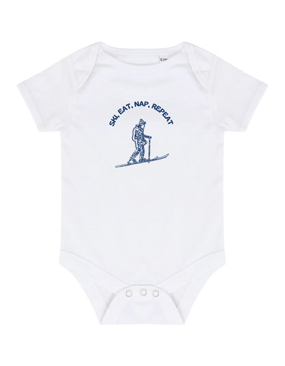 Ski, Eat, Nap, Repeat Baby Body