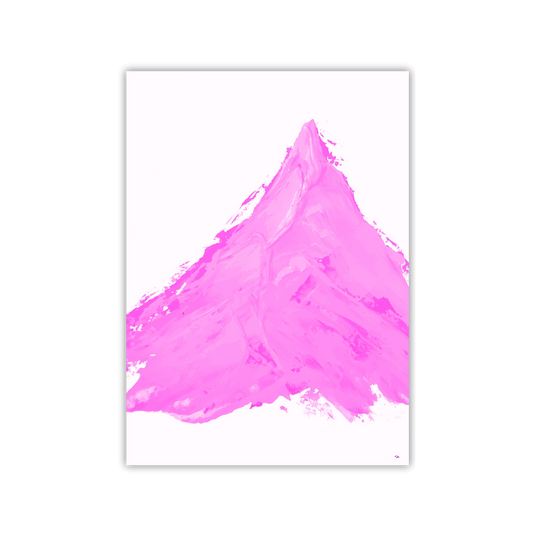 Nyhet! Snowy Mountain– Exklusiv Fine Art Print med Bergsmotiv 