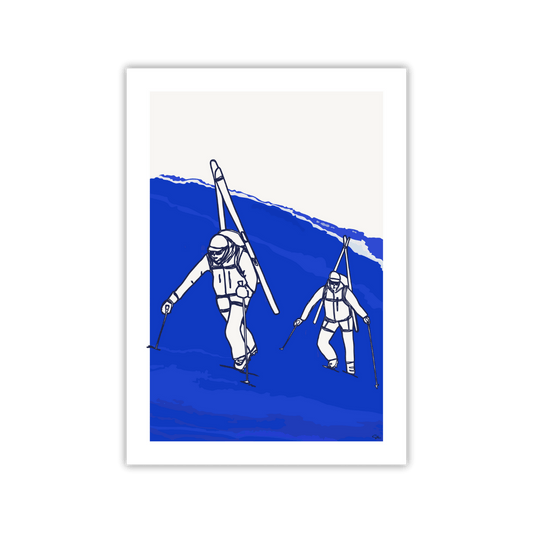 Ski Bootpacking Fine Art Print