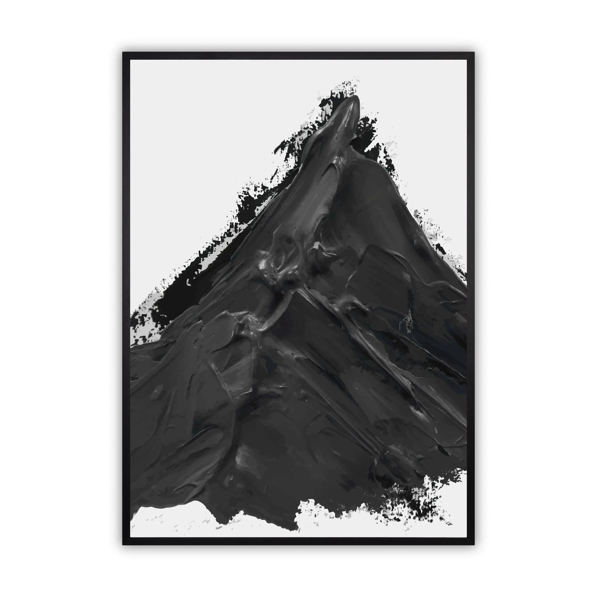 Nyhet! Black Mountain Fine Art Print