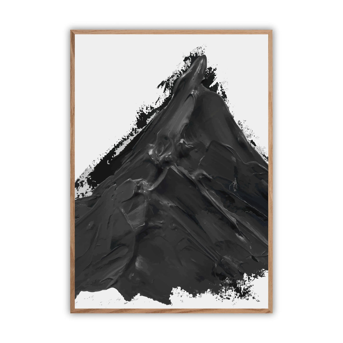 Nyhet! Black Mountain Fine Art Print