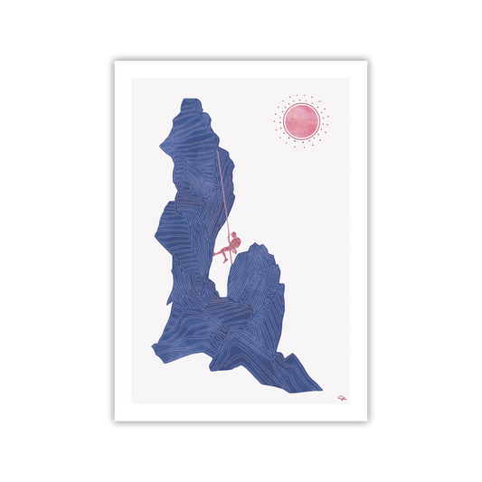 Brévent – Exklusiv Fine Art Print för Klättrare