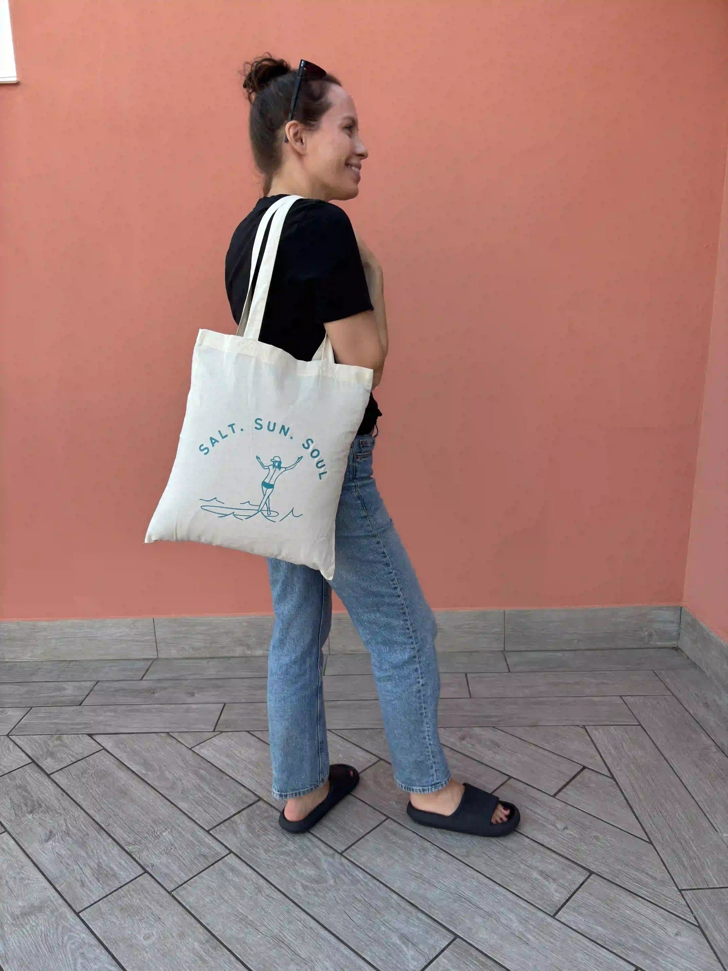 Surfing Tote Bag