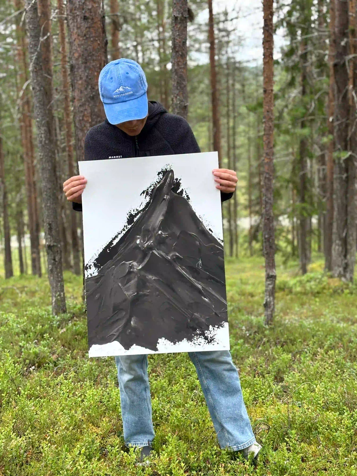 Nyhet! Black Mountain Fine Art Print