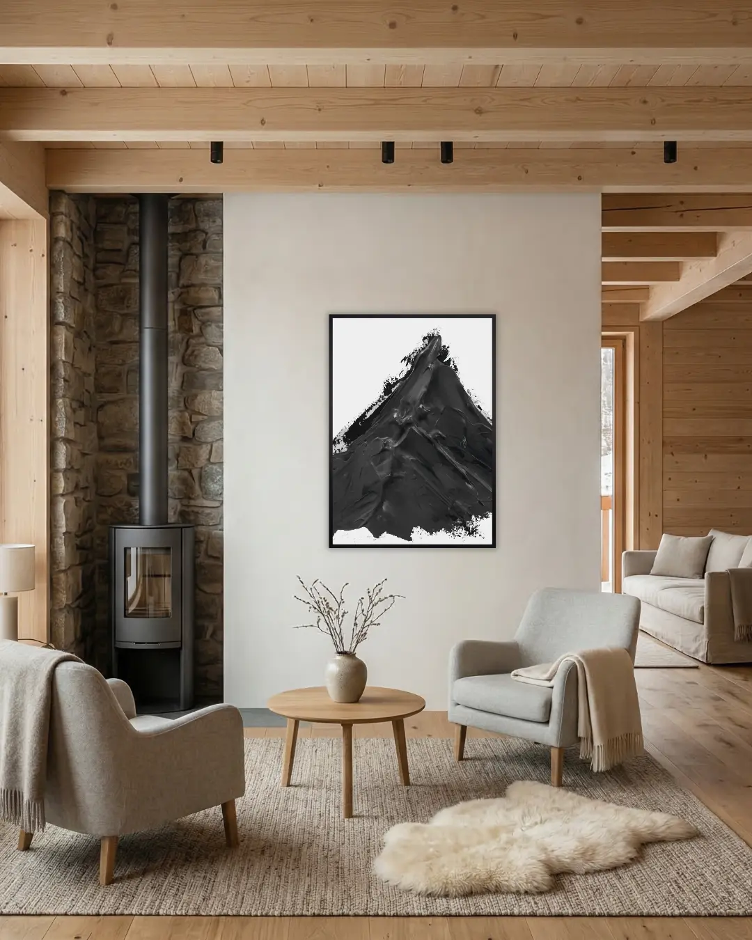 Nyhet! Black Mountain Fine Art Print