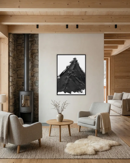 Nyhet! Black Mountain Fine Art Print