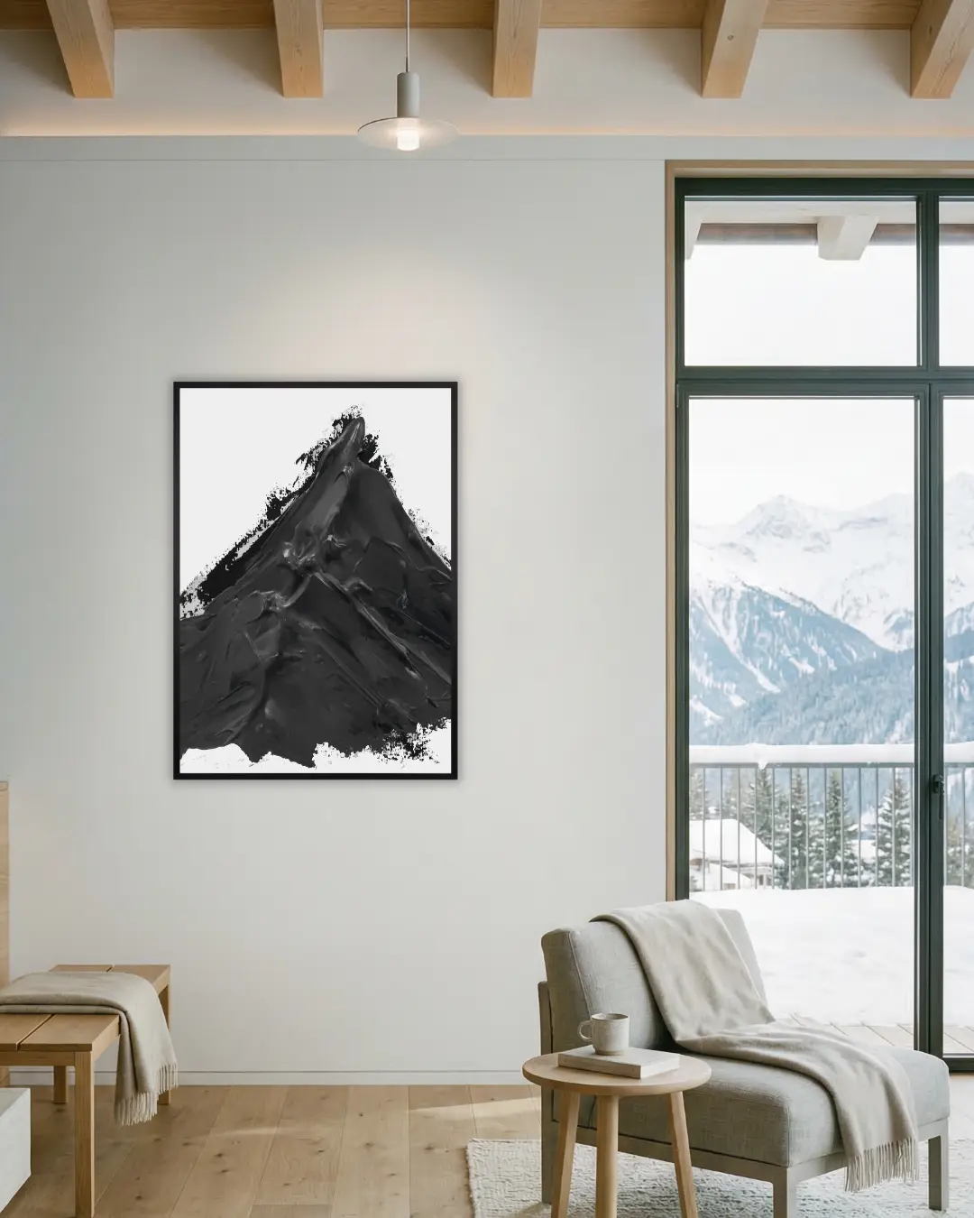 Nyhet! Black Mountain Fine Art Print