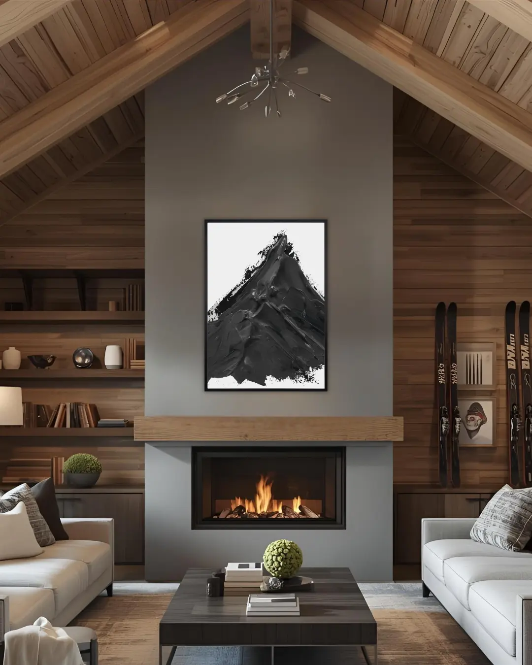 Nyhet! Black Mountain Fine Art Print