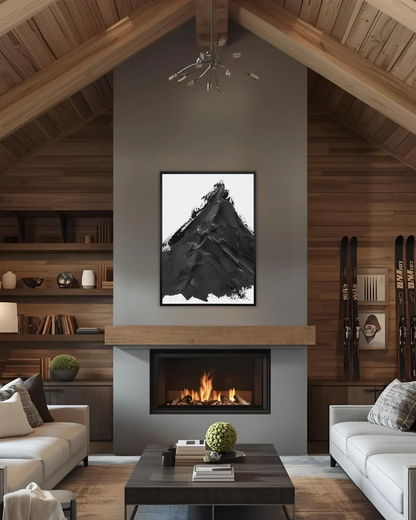 Nyhet! Black Mountain Fine Art Print
